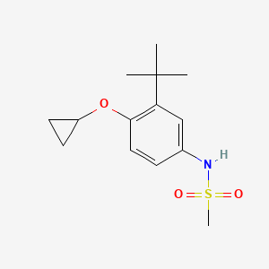 N-(3-Tert-butyl-4-cyclopropoxyphenyl)methanesulfonamide