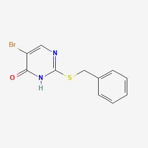 2-(Benzylthio)-5-bromopyrimidin-4-OL