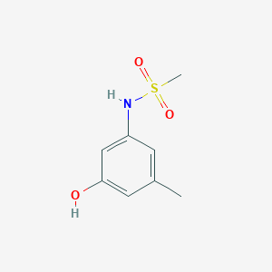 molecular formula C8H11NO3S B14839139 N-(3-Hydroxy-5-methylphenyl)methanesulfonamide 