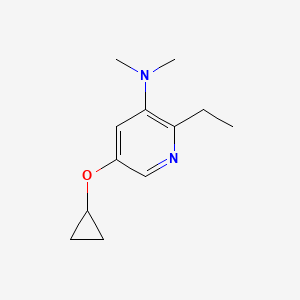 5-Cyclopropoxy-2-ethyl-N,N-dimethylpyridin-3-amine