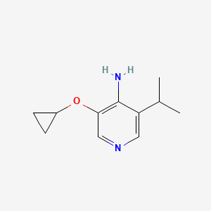 3-Cyclopropoxy-5-isopropylpyridin-4-amine