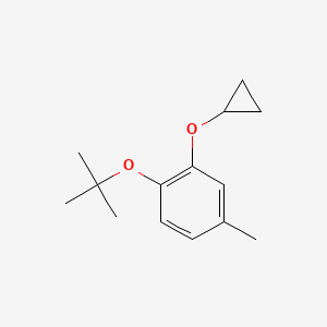 1-Tert-butoxy-2-cyclopropoxy-4-methylbenzene