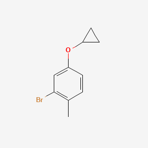 2-Bromo-4-cyclopropoxy-1-methylbenzene