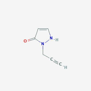 molecular formula C6H6N2O B1483918 1-(prop-2-yn-1-yl)-1H-pyrazol-5-ol CAS No. 786609-80-1