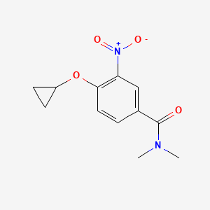 4-Cyclopropoxy-N,N-dimethyl-3-nitrobenzamide