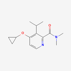 4-Cyclopropoxy-3-isopropyl-N,N-dimethylpicolinamide