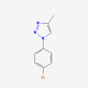 molecular formula C9H8BrN3 B14839208 1-(4-Bromophenyl)-4-methyl-1H-1,2,3-triazole 