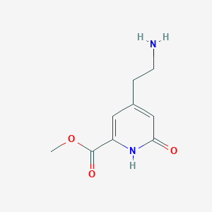 Methyl 4-(2-aminoethyl)-6-hydroxypyridine-2-carboxylate