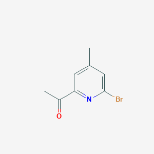 2-Bromo-4-methyl-6-acetylpyridine