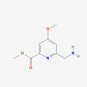 Methyl 6-(aminomethyl)-4-methoxypyridine-2-carboxylate