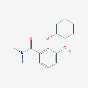 2-(Cyclohexyloxy)-3-hydroxy-N,N-dimethylbenzamide