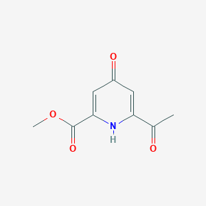 Methyl 6-acetyl-4-hydroxypyridine-2-carboxylate