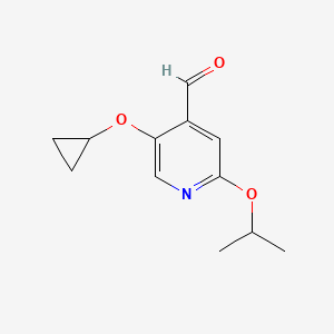 5-Cyclopropoxy-2-isopropoxyisonicotinaldehyde