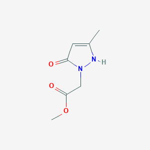 methyl 2-(5-hydroxy-3-methyl-1H-pyrazol-1-yl)acetate