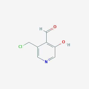 3-(Chloromethyl)-5-hydroxyisonicotinaldehyde