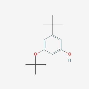 molecular formula C14H22O2 B14839478 3-Tert-butoxy-5-tert-butylphenol 