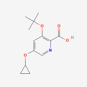 3-Tert-butoxy-5-cyclopropoxypicolinic acid