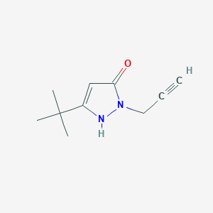 3-(tert-butyl)-1-(prop-2-yn-1-yl)-1H-pyrazol-5-ol