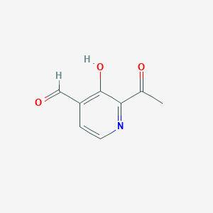 2-Acetyl-3-hydroxyisonicotinaldehyde