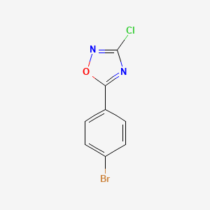 5-(4-Bromophenyl)-3-chloro-1,2,4-oxadiazole