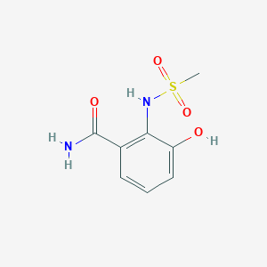 molecular formula C8H10N2O4S B14839543 3-Hydroxy-2-(methylsulfonamido)benzamide 