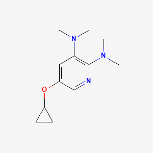 5-Cyclopropoxy-N2,N2,N3,N3-tetramethylpyridine-2,3-diamine