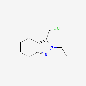 molecular formula C10H15ClN2 B1483957 3-(chloromethyl)-2-ethyl-4,5,6,7-tetrahydro-2H-indazole CAS No. 2091215-19-7
