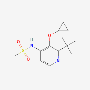 N-(2-Tert-butyl-3-cyclopropoxypyridin-4-YL)methanesulfonamide