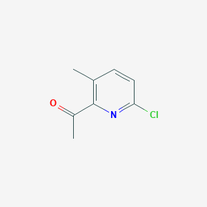 1-(6-Chloro-3-methylpyridin-2-YL)ethanone