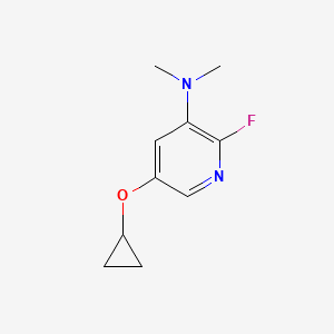 5-Cyclopropoxy-2-fluoro-N,N-dimethylpyridin-3-amine