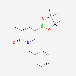 1-Benzyl-3-methyl-5-(4,4,5,5-tetramethyl-1,3,2-dioxaborolan-2-YL)pyridin-2(1H)-one