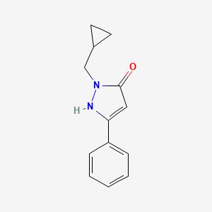 1-(cyclopropylmethyl)-3-phenyl-1H-pyrazol-5-ol