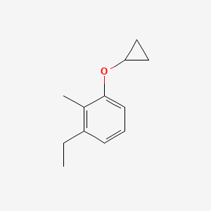 1-Cyclopropoxy-3-ethyl-2-methylbenzene