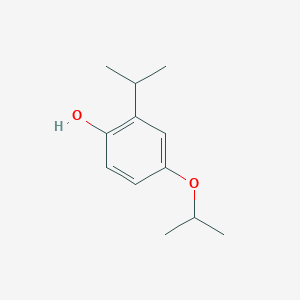 molecular formula C12H18O2 B14839726 4-Isopropoxy-2-isopropylphenol 