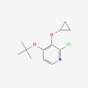 4-Tert-butoxy-2-chloro-3-cyclopropoxypyridine