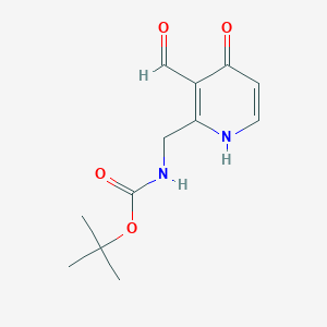 Tert-butyl (3-formyl-4-hydroxypyridin-2-YL)methylcarbamate