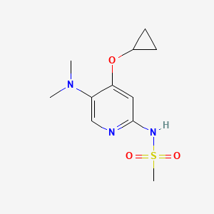 N-(4-Cyclopropoxy-5-(dimethylamino)pyridin-2-YL)methanesulfonamide