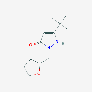 3-(tert-butyl)-1-((tetrahydrofuran-2-yl)methyl)-1H-pyrazol-5-ol