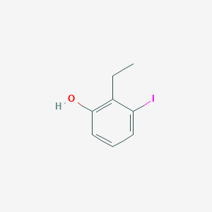 molecular formula C8H9IO B14839789 2-Ethyl-3-iodophenol 