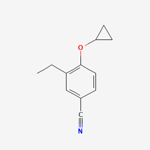 4-Cyclopropoxy-3-ethylbenzonitrile