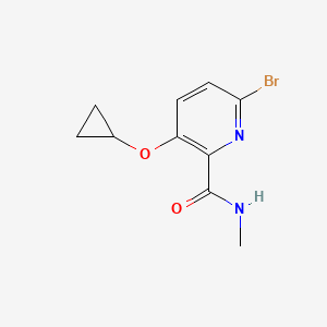 6-Bromo-3-cyclopropoxy-N-methylpicolinamide