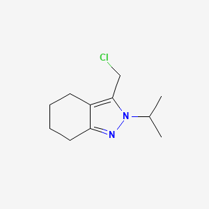 molecular formula C11H17ClN2 B1483989 3-(chloromethyl)-2-isopropyl-4,5,6,7-tetrahydro-2H-indazole CAS No. 2092089-20-6