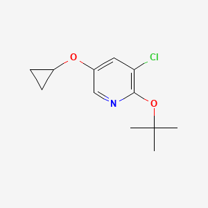 2-Tert-butoxy-3-chloro-5-cyclopropoxypyridine