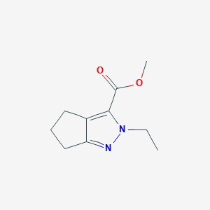 molecular formula C10H14N2O2 B1483993 Methyl 2-ethyl-2,4,5,6-tetrahydrocyclopenta[c]pyrazole-3-carboxylate CAS No. 2098046-10-5