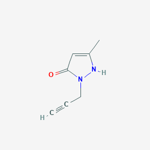 3-methyl-1-(prop-2-yn-1-yl)-1H-pyrazol-5-ol