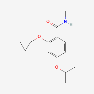 2-Cyclopropoxy-4-isopropoxy-N-methylbenzamide