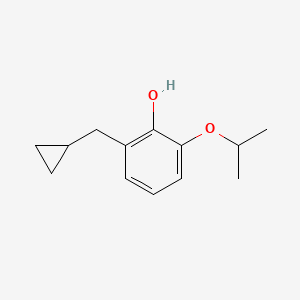 2-(Cyclopropylmethyl)-6-isopropoxyphenol