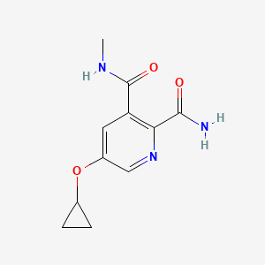 5-Cyclopropoxy-N3-methylpyridine-2,3-dicarboxamide