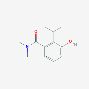 molecular formula C12H17NO2 B14840028 3-Hydroxy-2-isopropyl-N,N-dimethylbenzamide 