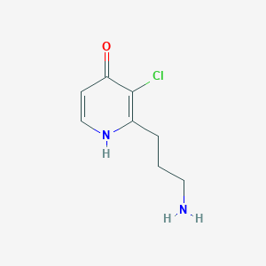 2-(3-Aminopropyl)-3-chloropyridin-4-OL